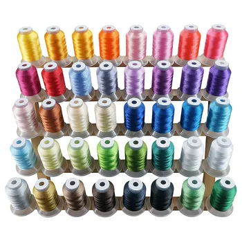 

40 Rolls Color Random Thread Roll Sewing Quilting Embroidery DIY Craft Polyester 40 Colors Lines Threads 500m