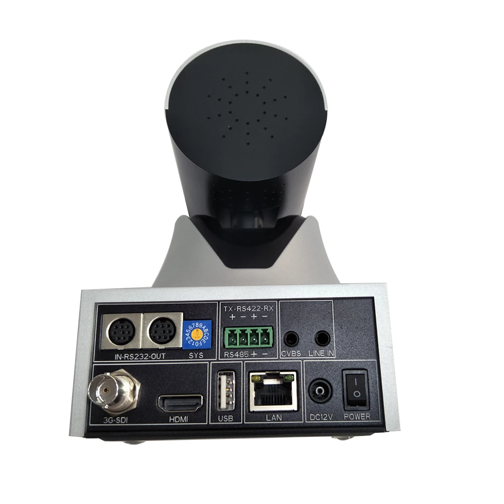12x оптический зум 2MP 1080P 60Fps SDI IP камера для потоковой передачи аудио через / HDMI