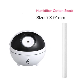 

10 Pieces 7mm*91mm Humidifiers Filters Cotton Swab for USB Air Ultrasonic Humidifier Aroma Diffuser Replace Parts Can Be Cut
