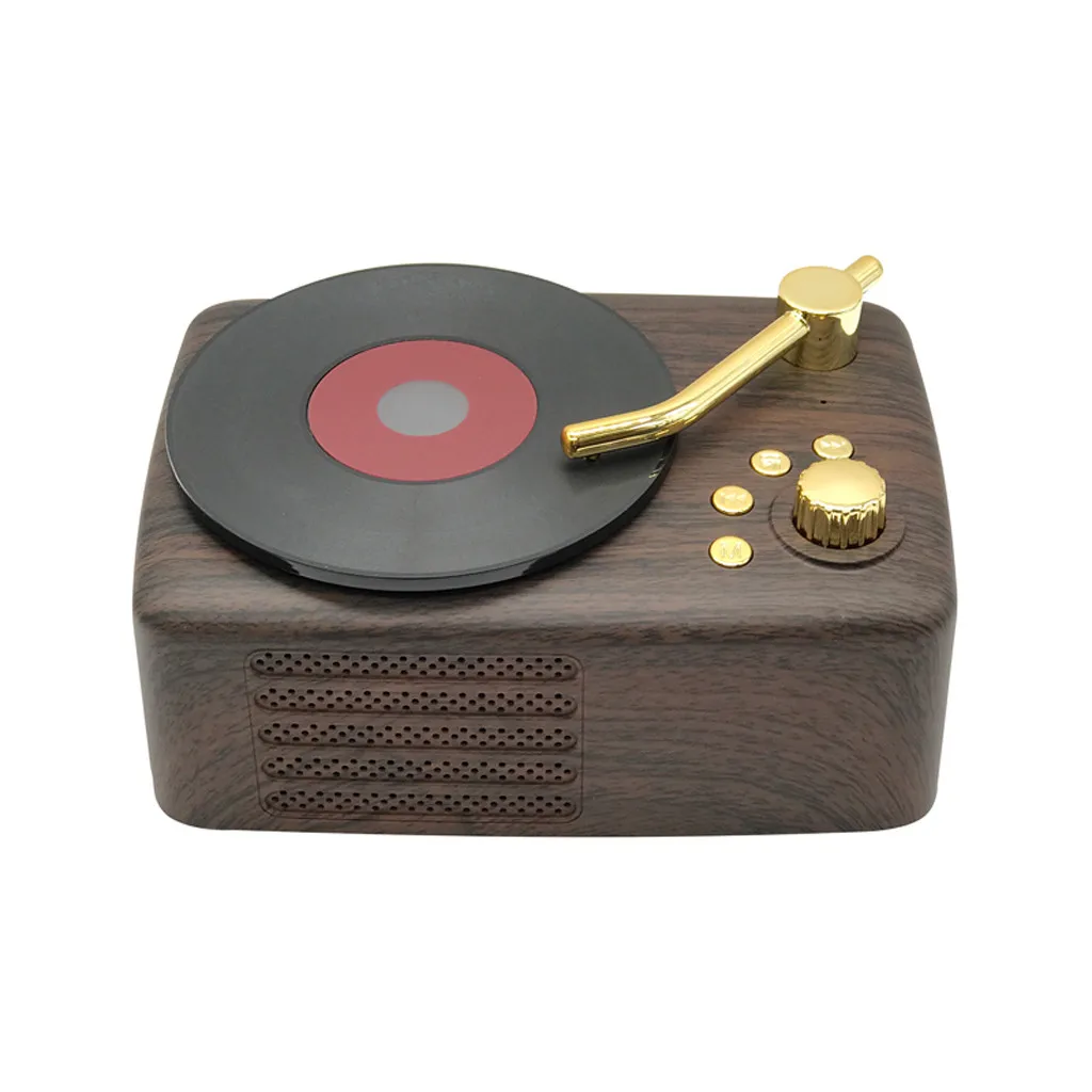 HIPERDEAL Portable Retro Stereo Bluetooth Wireless Speaker with TF Card Slot MIC Outdoor Listening to Vintage Radio | Электроника