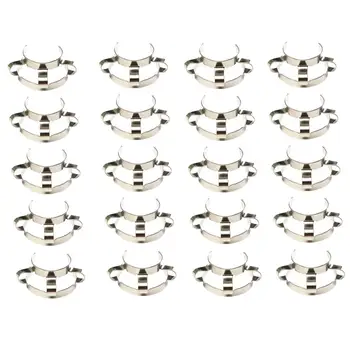 

20Pcs 19#,Metal Clip,Steel Keck Clamp,19/26 & 19/38 Glass Ground Joint
