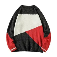 Комплекты свитеров большого размера, мужские свитера с круглым вырезом в Корейском стиле, Свободные повседневные трикотажные рубашки, большие размеры M-5XL