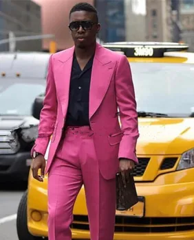 

Fashion Men Marry Business Slim Fit Dress Groomsman Latest Custom Tuxedo Party Formal Suit 2 pcs Jacket Pants