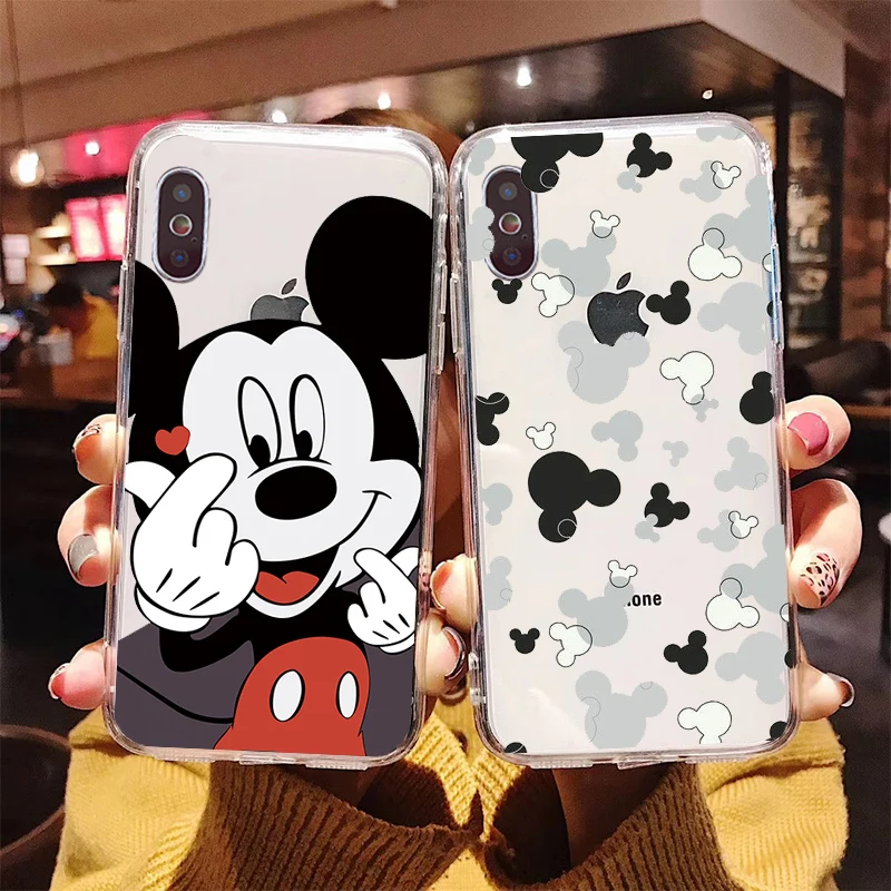 

For iphone 11 pro max Mickey Mouse DIY Protector Case for iPhone 7 7plus X XS MAX 6 6S 8 8Plus 5 5S XR 11 11pro max case