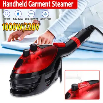 

3 Level Temperature Handheld Hanging Machine Small Electric Iron Mini Portable Steam Brush Household Ironing Machine 220V 1000W