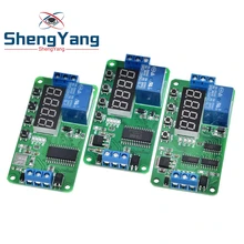 ShengYang – Module PLC multifonction, relais de retard, interrupteur de temps, activation/désactivation, cc 5V 12V 24V, CE030