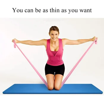 

Ship from US Body Latex Stretching Belt Pull Strap 150cm Yoga Resistance Band Tension Elastic Band Health Elastic