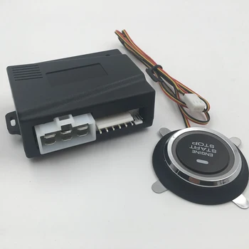 

Handbrake Detection Alarm System Remote One-Button Start Car Smart Security Keyless Entry Push Start
