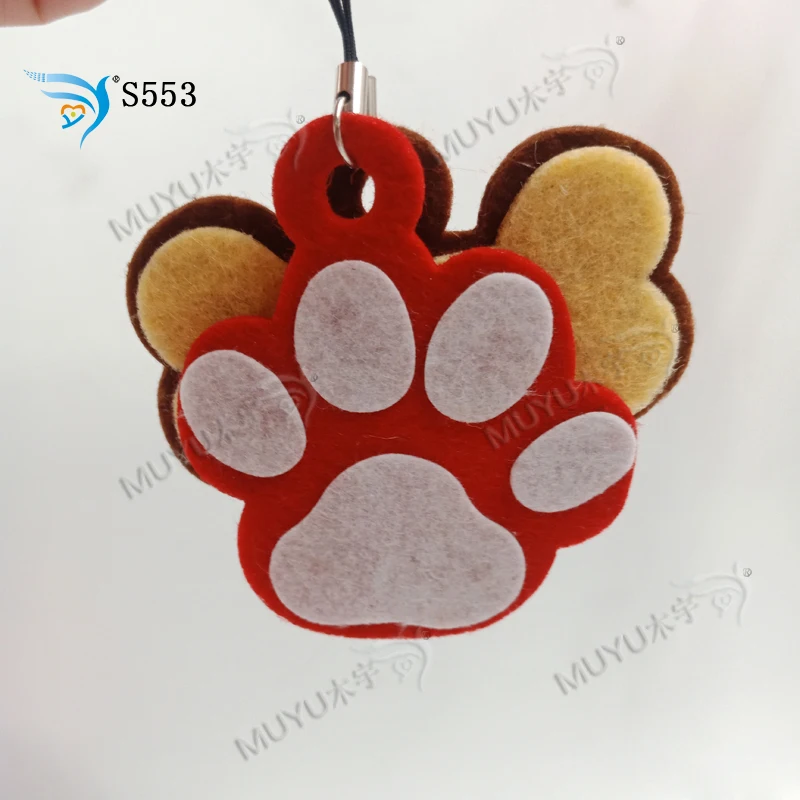 Щенок и следы новая деревянная форма Трафаретный вырубной штамп для скрапбукинга «Звездный Свет Thickness-15.8mm S553