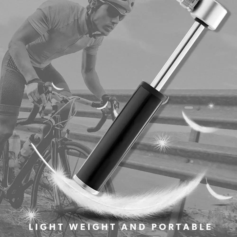 Мини портативный велосипедный насос Аксессуары для велосипеда алюминиевый