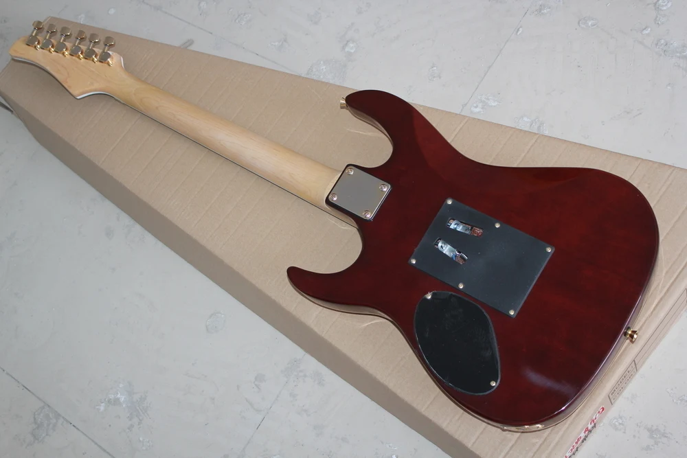 Электрическая гитара дерево жизни стеганая Кленовая новый + завод pensa custom shop