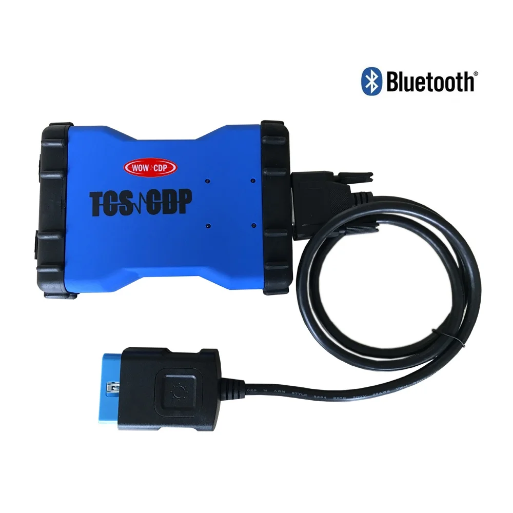 Новейший. R0 keygen vd ds150e cdp VD600 vd tcs cdp pro plus bluetooth wow cdp для delphis autocome obd2 сканер инструмент - Цвет: blue BT