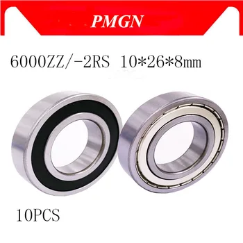 

10PCS 6000-2RS 6000RS 6000ZZ Bearing ABEC-5 (10PCS) 10x26x8 mm High quality Deep Groove 6000 ZZ Ball Bearings 6000Z 80100 Z
