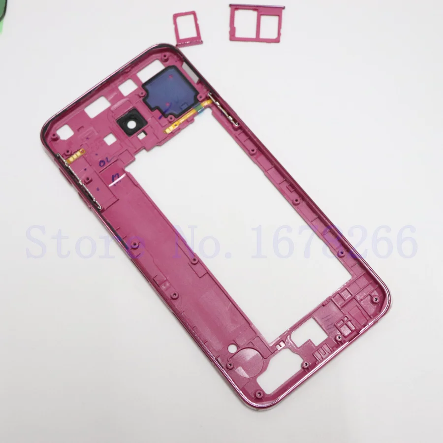 SAMSUNG Galaxy J4 Plus J4+ J415 J415F полный корпус ЖК-панель Крышка средняя Рамка передняя внешняя линза J4+ батарейный чехол