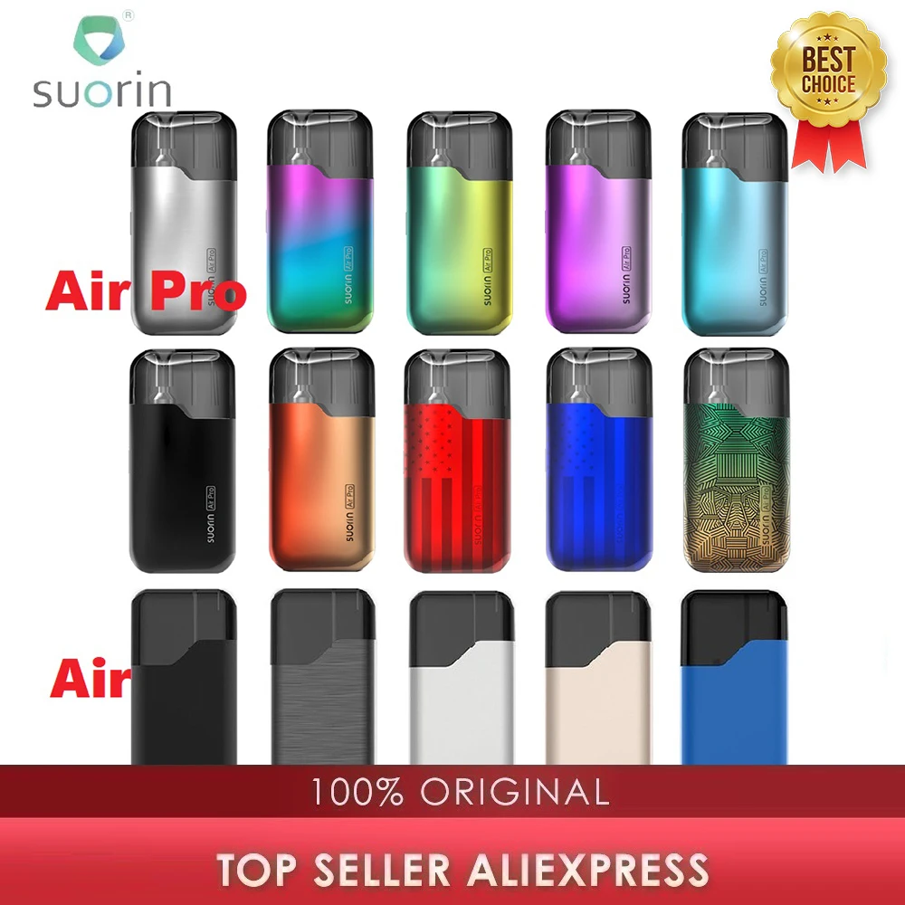 Оригинальный стартовый набор Suorin Air с батареей 400 мАч и картриджем 2 мл VS Pro Pod Kit 930