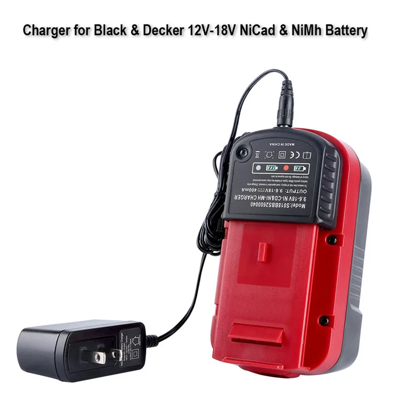 Battery Charger For Black For Decker 9.6V 18V NiCd NiMh HPB18 HPB18 OPE