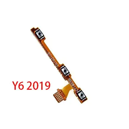 Y6 2019 10 шт./лот, включение/выключение питания, громкость ключ для боковой кнопки гибкого кабеля для huawei Y5 Y6 Y7 Pro Y9 Prime Запчасти для авто - Цвет: Y6 2019