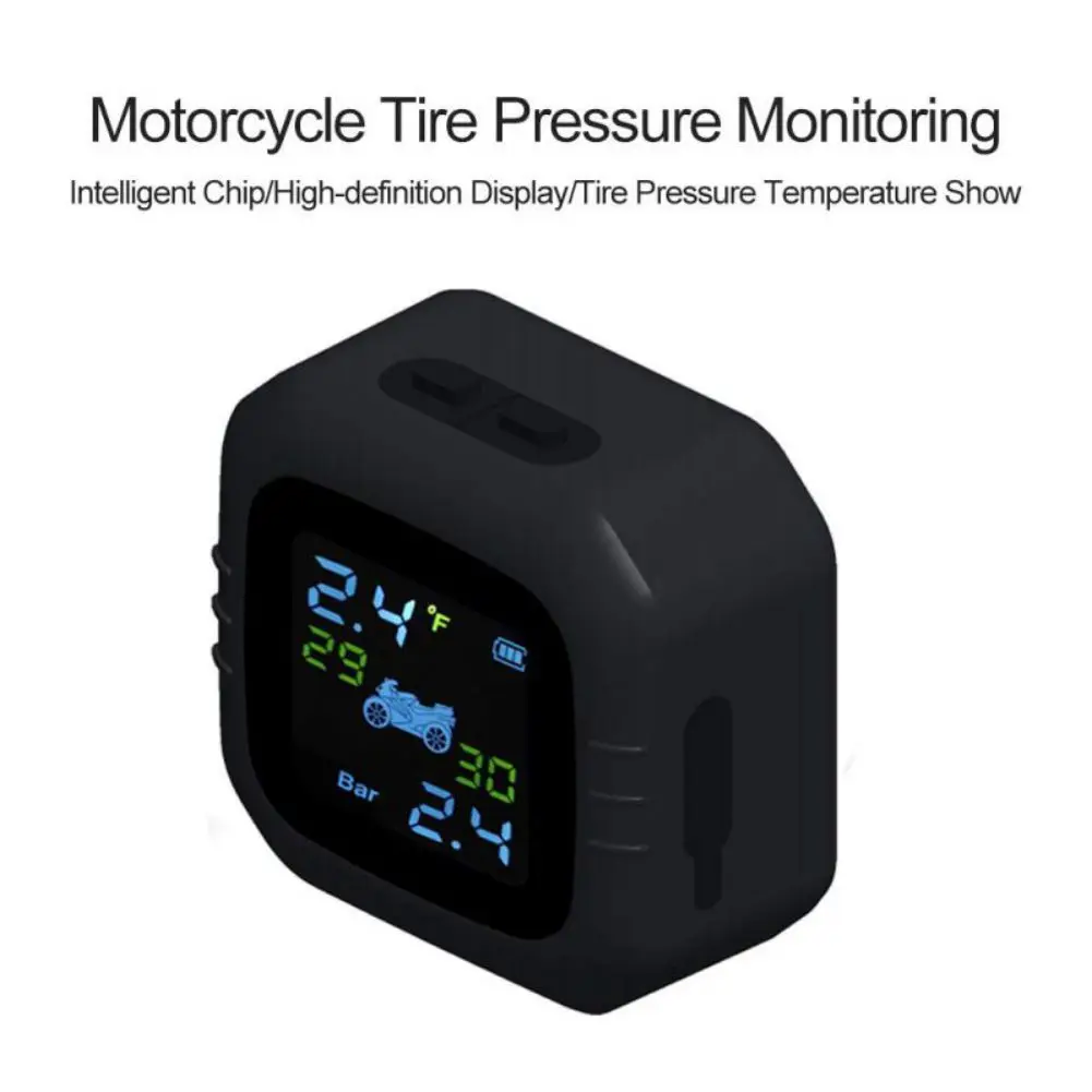 TPMS беспроводной ЖК-дисплей внешний датчик для парковки водонепроницаемый мотоцикл в режиме реального времени система контроля давления в шинах