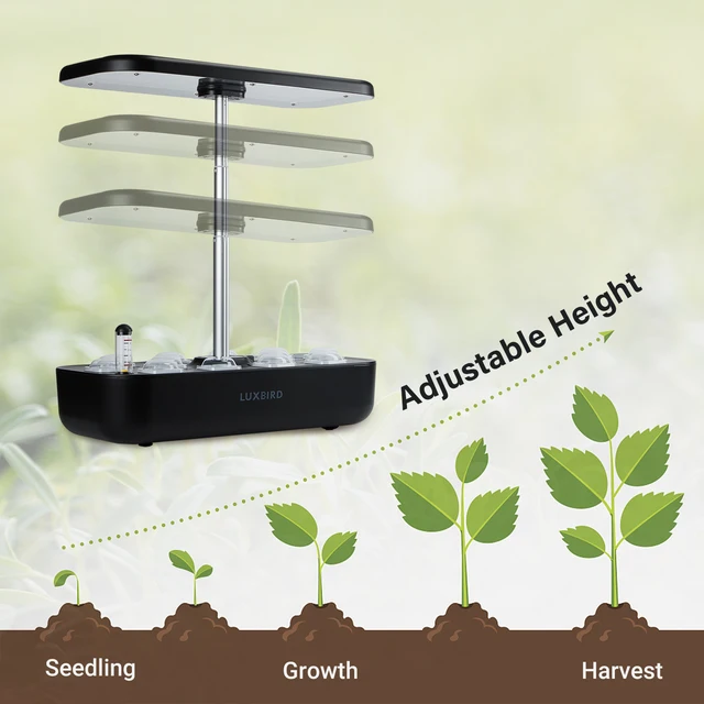Teljes Spektrum Led Grow Világos Intelligens Kontroll Hidroponikus Növekvő Rendszer Inkbird Beltéri Gyógynövényvirág Kert Üvegházhatású Növények Növekedése - Image 4