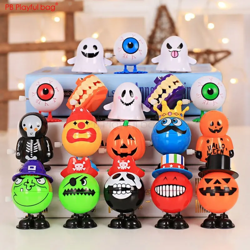 

Playful bag Halloween Christmas chain toy Funny moving pumpkin Ghost Children gifts Halloween toys for kids AB85