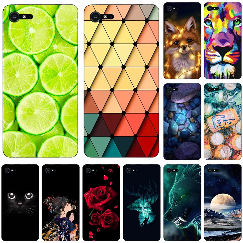 Fashion Phone Case for lenovo ZUK Z2 Z2131 / Plus Cover Printing Cute animal Flower Soft Silicone | Мобильные телефоны и