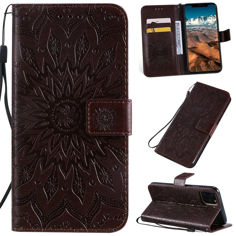 

Leather 3D Embossing Wallet for iPhone 11 Pro Max 2019 Case iPhone11Pro Flip Cover for Coque iPhone 11 Case iPhone 11 Pro 11Pro