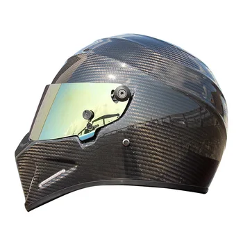 

Carbon fiber ATV-4 Personalized SIMPSON Sticker Motorcycle Racing Full Face Helmet F1 Capacete De Moto Riding Cascos Motorrad