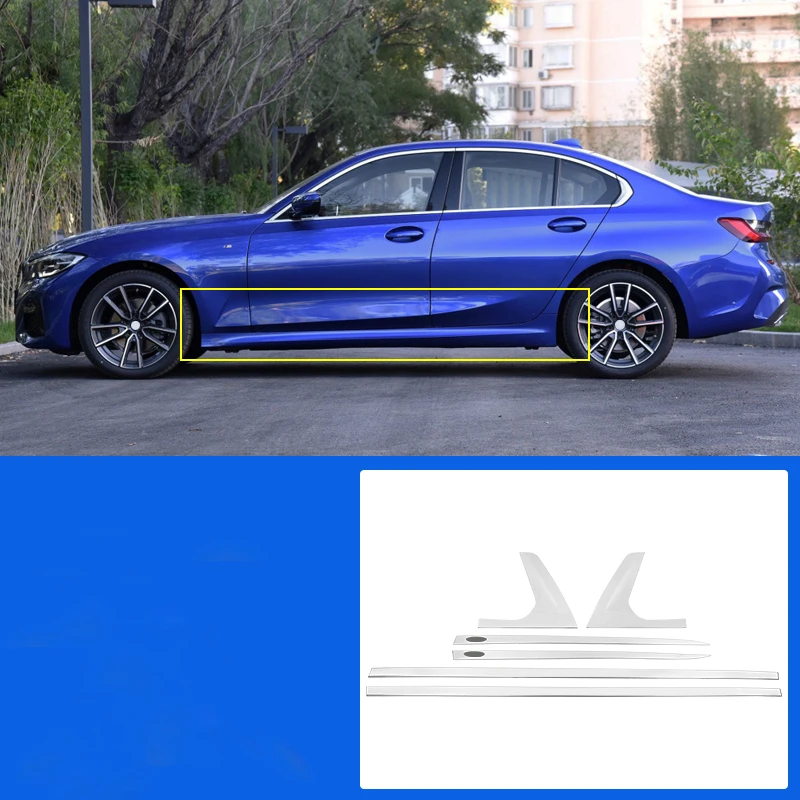 Lsrtw2017 для Bmw 3 серии G20 края машинной двери тела полосы планки интерьерные