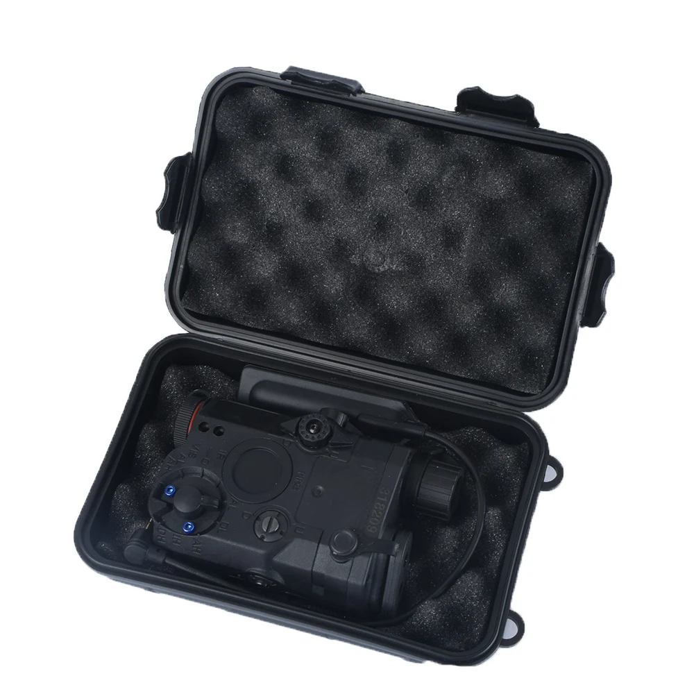 Wadsn Airsoft Lanterna La5 Peq15 Tático Arma Laser Vermelho Luz Branca Caça Rifle Bateria Case La-5 Led 7 Cheap Lasers