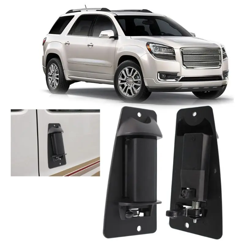 2Pcs Rear Outside Door Handle FOR 99-07 Chevrolet Silverado& GMC Sierra Extended Cab
