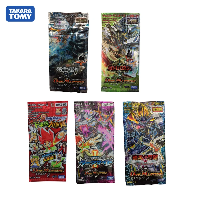 25pcs 5bag Takara Tomy Crads Duel Masters Card 5 шт./пакет чехол для рабочего стола флэш коллекционная карточка игры 3D коллекции детские игрушки - Цвет: 25pcs 5bag