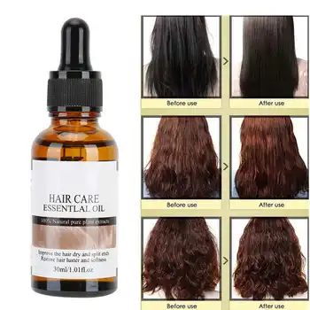

30ml Moisturizing Hair Care Essential Oil Anti Frizz Hair Nourishing Repair Essential Oil Home Hair Care
