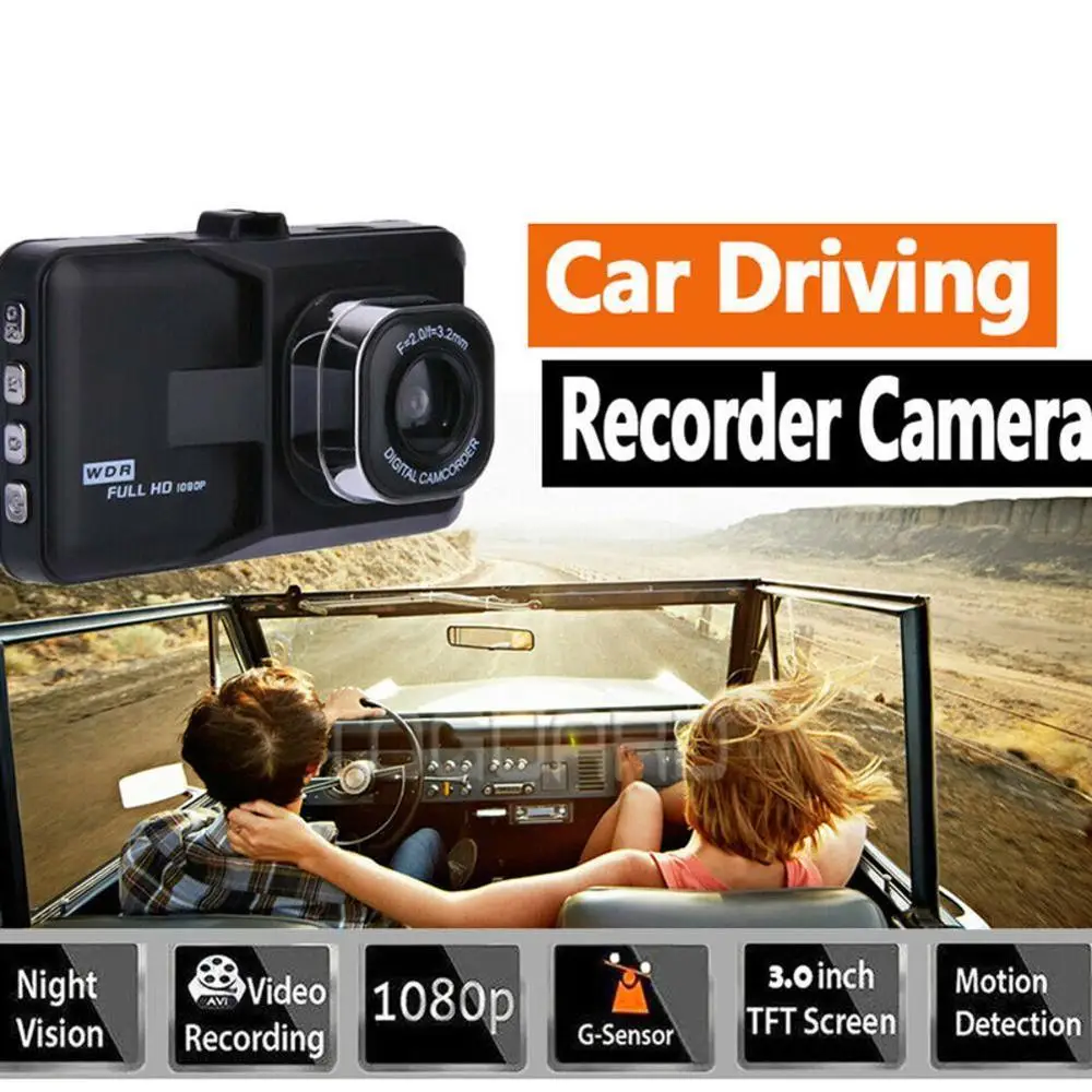 Высокое качество 3,2 дюймов Full HD 1080P Автомобильный регистратор для вождения автомобиля камера DVR EDR Dashcam с датчиком движения Ночное Видение G