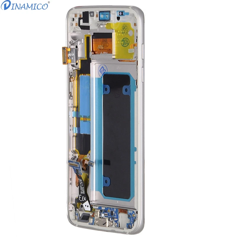 Dinamico Super Amoled G935 дисплей для samsung Galaxy S7 Edge ЖК-экран G935F ЖК сенсорный дигитайзер сборка с рамкой+ Инструменты