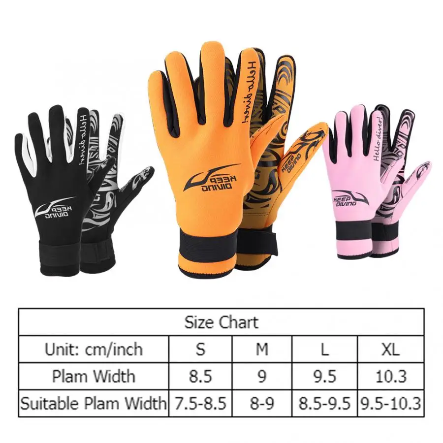 KEEPING DIVING 2MM Dive Gloves Warm Neoprene Snorkeling Equipment Anti Scratch Keep Warm Wetsuit Diving Equipment 6