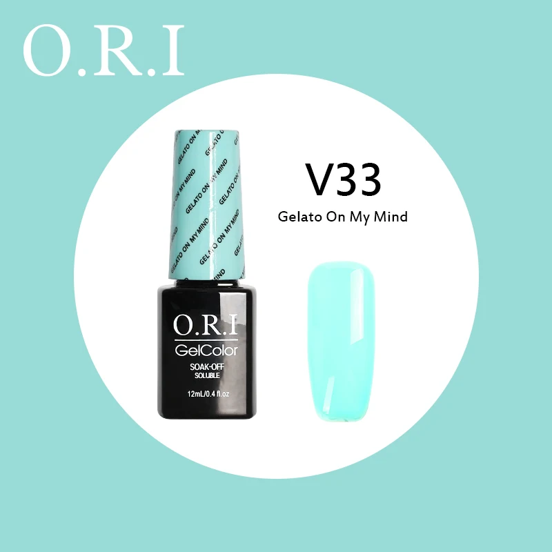 V33 O.R.I, 12 мл, УФ-гель для ногтей, УФ светодиодный Гель-лак для ногтей, гибридный впитывающий Гель-лак, лак для ногтей, лак для ногтей - Цвет: V33