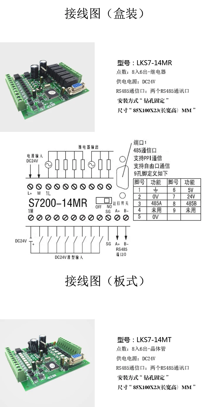 S7-224XP S7-200PLC промышленный контрольный станок CPU222 совместимый с оригинальным программным обеспечением