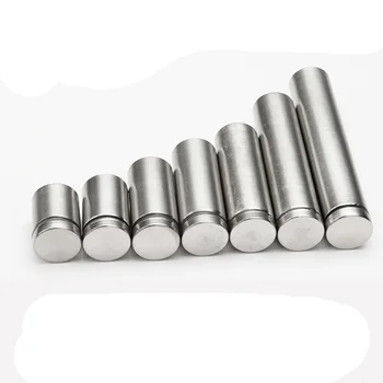 

10PCS! Professional Advertisement Nails Standoff Bolt Stainless Steel Mirror Glass Wall Support Fixing Screws Decor Hardware