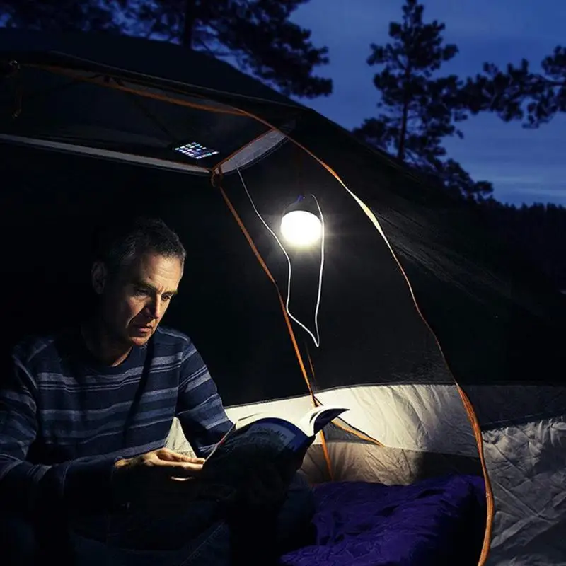 8 Led Солнечный походный светильник, открытый водонепроницаемый круглый тент лампа, Usb флэш-светильник, портативный фонарь на солнечной батарее, аварийный светильник ing