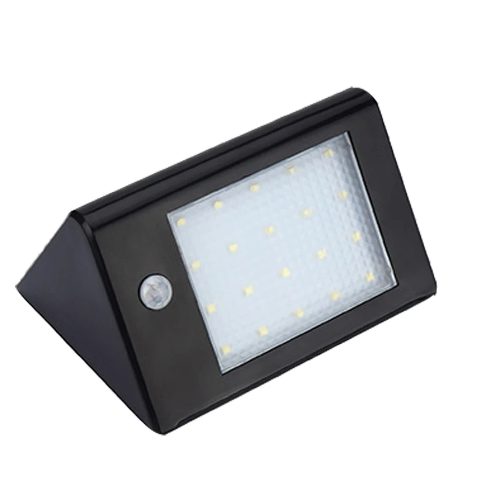 20LED настенный светильник с солнечным датчиком, лампа на солнечных батареях, беспроводной уличный светильник, водонепроницаемый светильник для сада, дорожка для двора, патио, светильник s 350LM