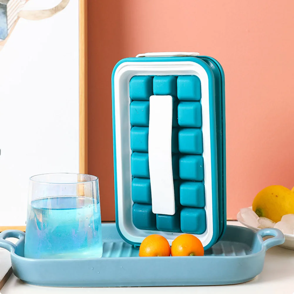 Folding Ice Tray Curling Bar Maker Bag Silicone Box Mold Wine Beverage Quick-freezing Artifact Kettle Kitchen Accessory | Дом и сад