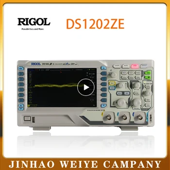 

Offical Rigol DS1202Z-E 200 mhz osciloscópio de armazenamento digital 2 canais analógicos 7 Polegada osciloscópios