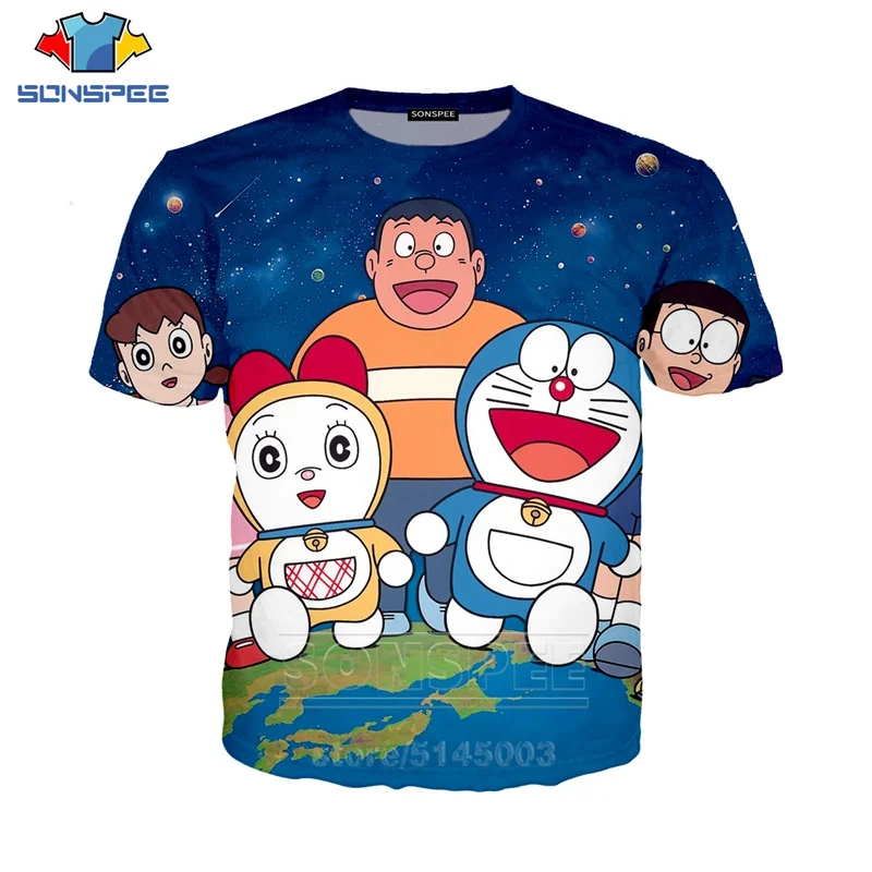 Doraemon футболка аниме для мужчин женщин Minamoto Shizuka Толстовка 3D принт Nobita Nobi короткий рукав хип хоп Уличный Топ пуловер C043 - Цвет: 18