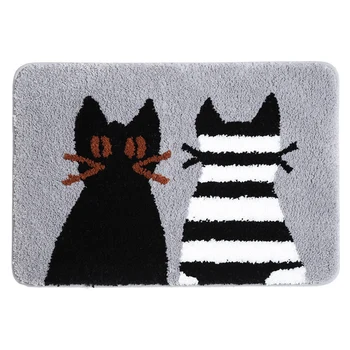 

Bathroom Rug Mat, Soft and Water Absorbent Bath Rug, Bath Carpet, for Tub-Side, Shower, and Bath Room, Machine Washable
