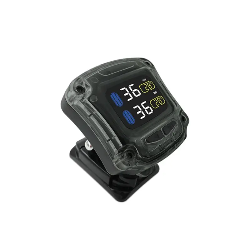 M3-B беспроводной мотоцикл TPMS в режиме реального времени шин давление мониторинга системы ЖК дисплей