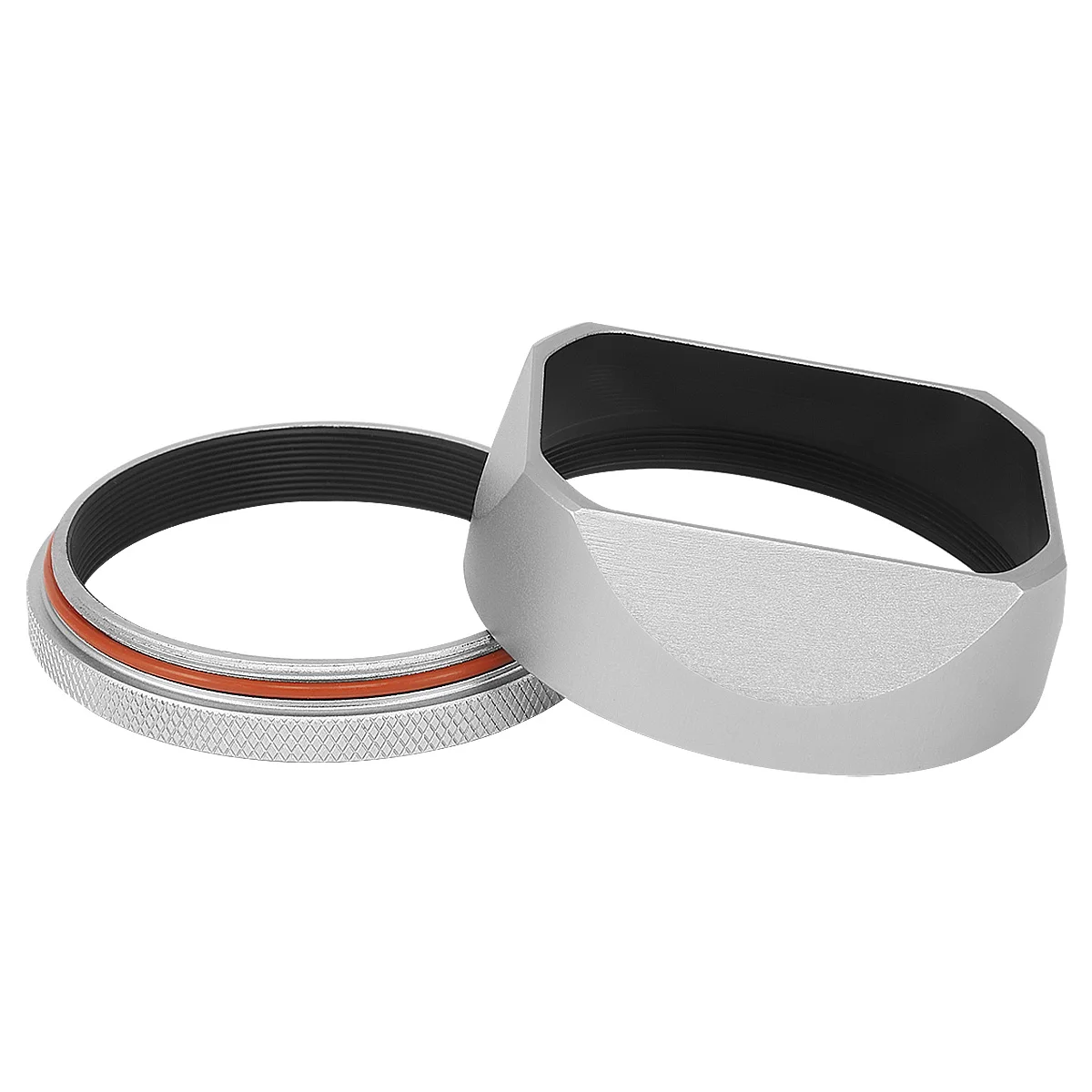 Haoge Square Metal Lens Hood, 49mm Anel