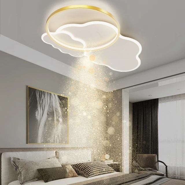 Creative Cloud LED Chandeliers Minimalist Decor Small Bedroom ...