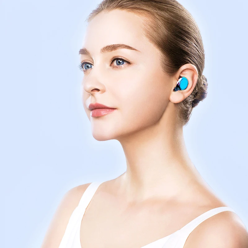 TWS Bluetooth 5 0 Earphones Noise Cancel Wireless Headphone 9D Stereo Sports Waterproof Earbuds Headsets With dual Microphone