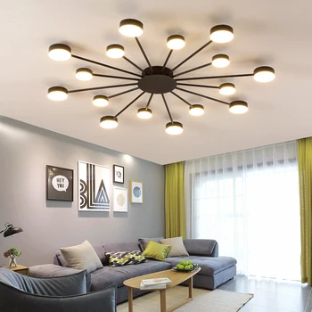 

New led Chandelier For Living Room Bedroom Home chandelier by sala Modern Led Ceiling Chandelier Lamp Lighting chandelier