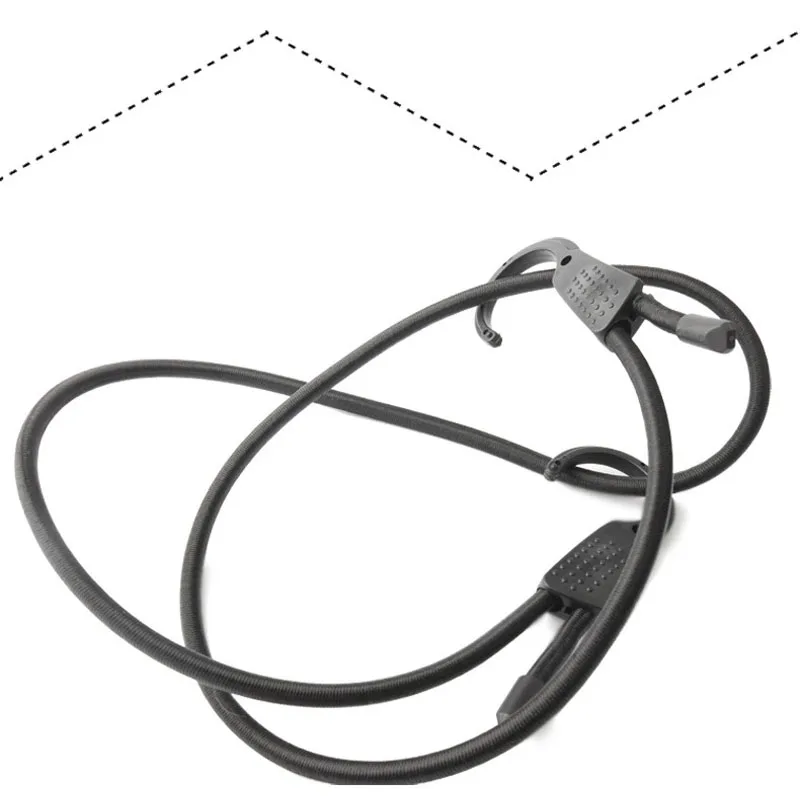3 м Универсальный Автомобильный Регулируемый эластичный амортизационный шнур ремень Регулируемый Банджи шнур с очень широким отверстием стальные крючки